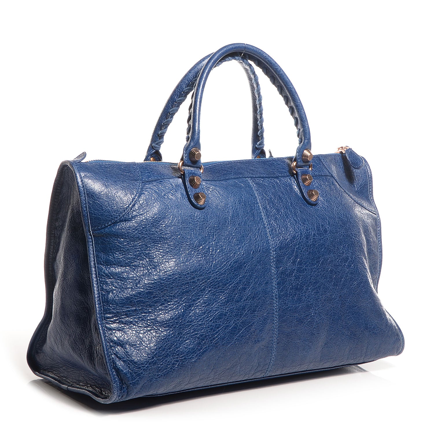 Balenciaga Agneau Giant 12 Rose Gold Hardware Work Bleu Cobalt Bleu Electric 3 of 10