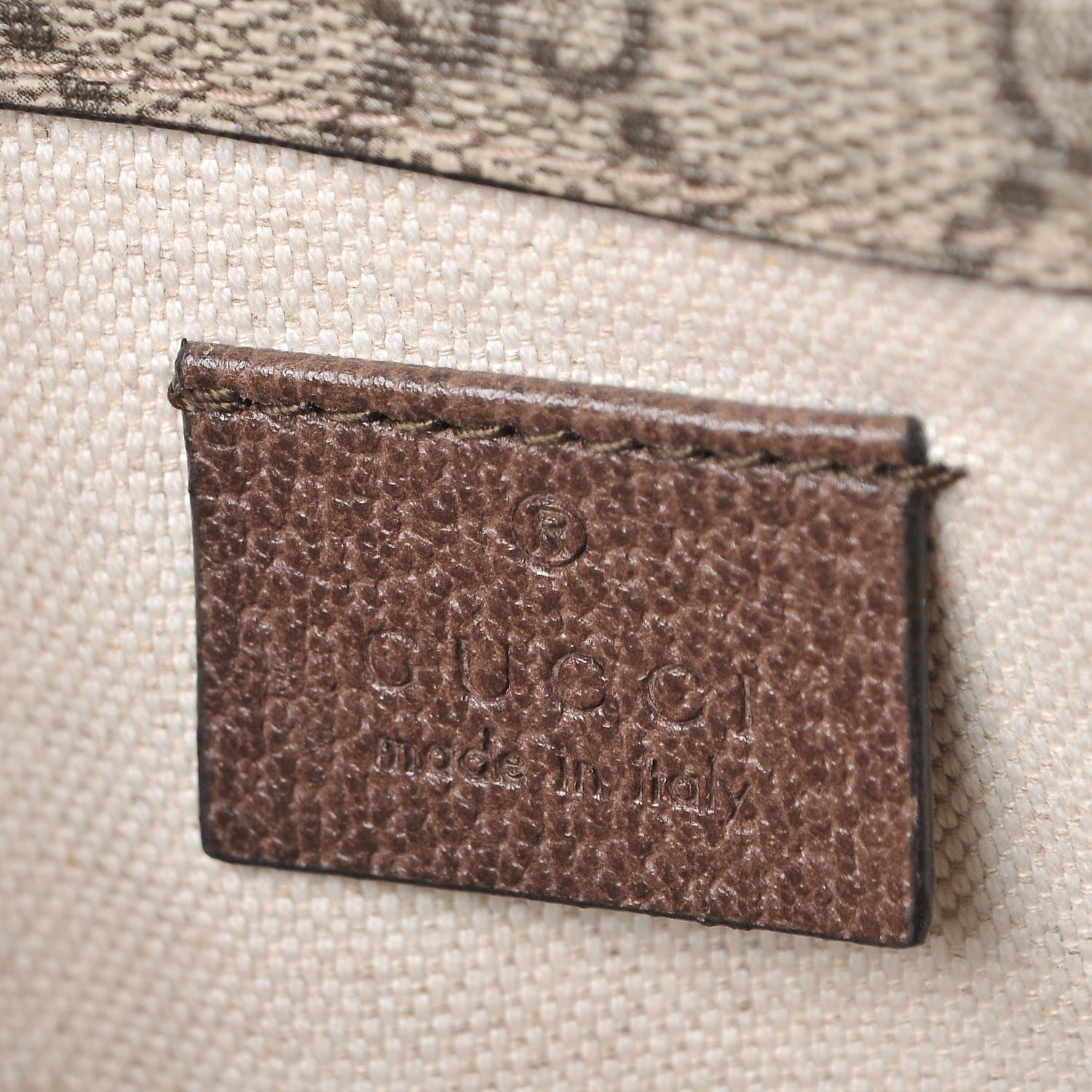 Gucci GG Supreme Monogram Neo Vintage Web Belt Bag Brown 6 of 7