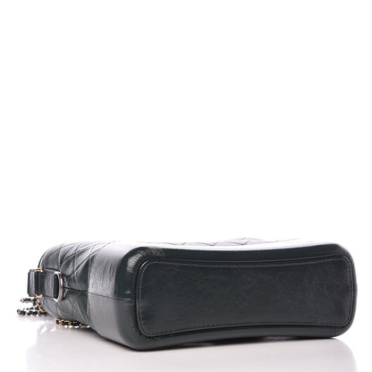 Chanel Aged Calfskin Quilted Medium Gabrielle Hobo Green 4 of 8