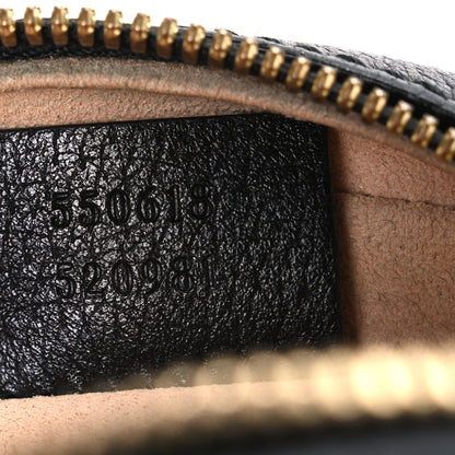 Gucci Grained Calfskin Web Mini Ophidia Round Shoulder Bag Black 7 of 12