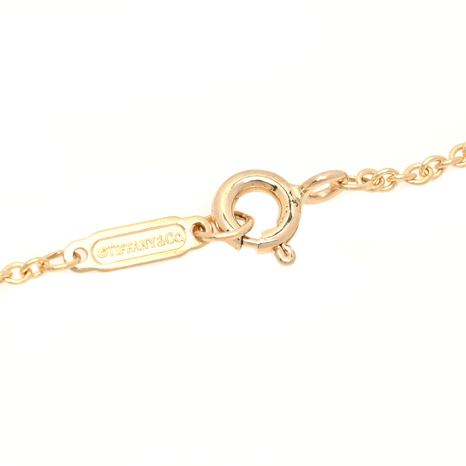 Tiffany 18K Yellow Gold Diamond Atlas Pierced Bracelet 4 of 5