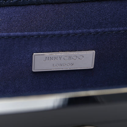 Jimmy Choo Acrylic Crystal Pearl Crystal Sweetie Clutch Navy 6 of 11
