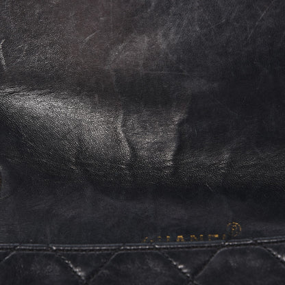 Chanel Lambskin Quilted Medium Single Flap Black 14 of 15