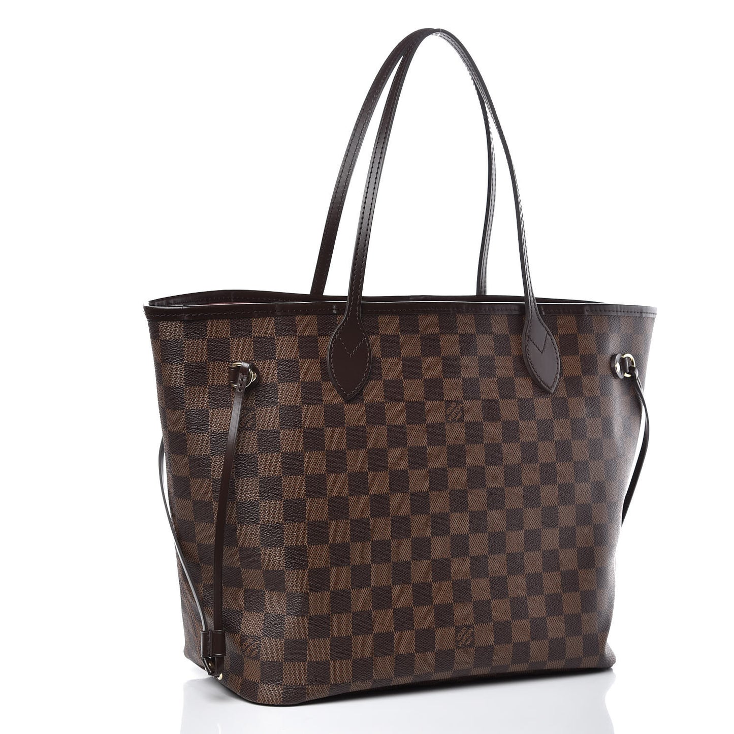 Damier Ebene Neo Neverfull MM Rose Ballerine