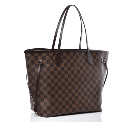 Louis Vuitton Damier Ebene Neo Neverfull MM Rose Ballerine 4 of 15