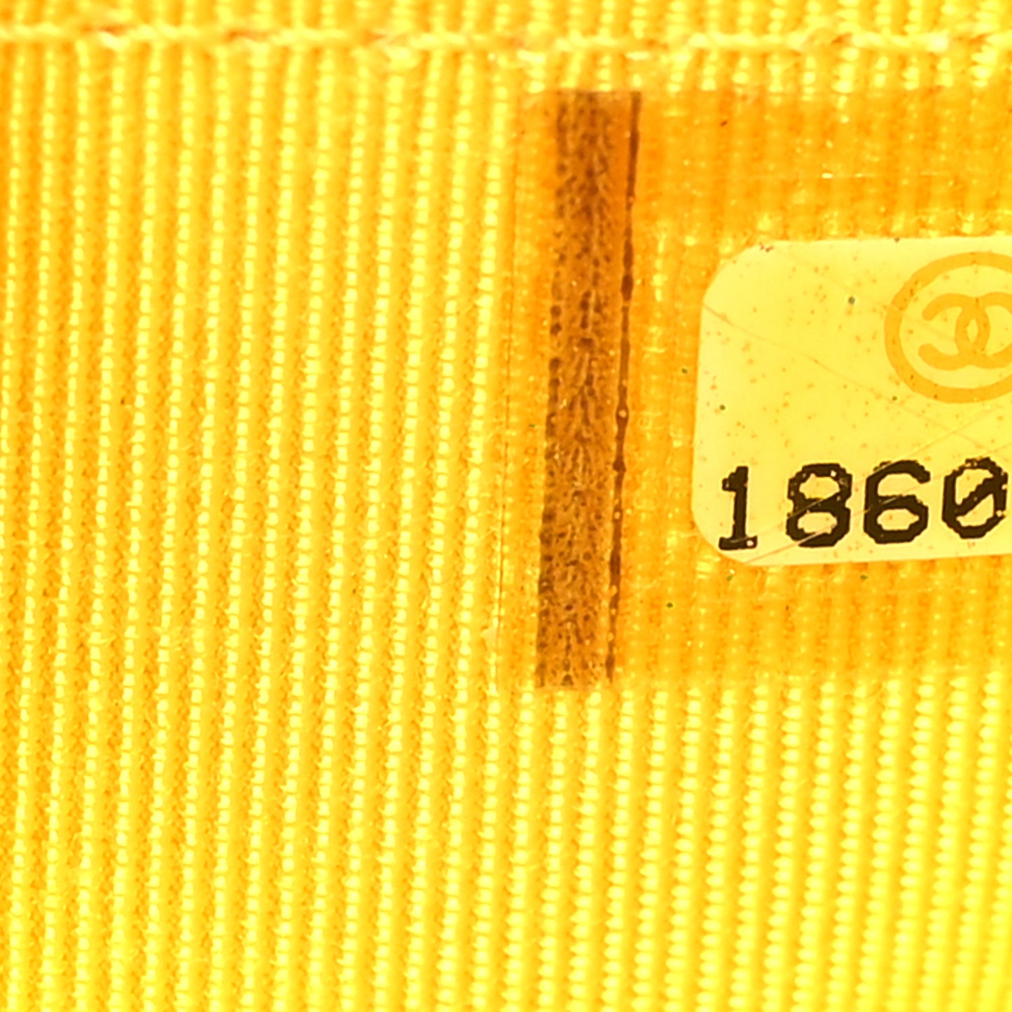 Lambskin Quilted Wallet on Chain WOC Yellow