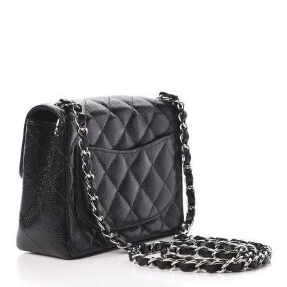 Chanel Caviar Quilted Mini Square Flap Black 3 of 9