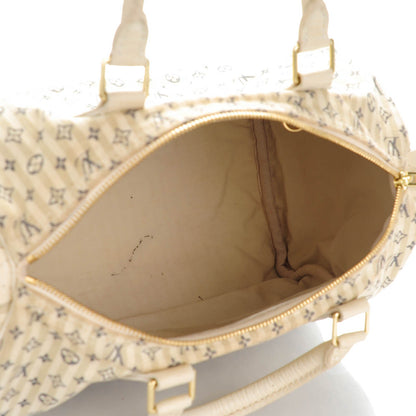 Louis Vuitton Mini Lin Croisette Speedy 30 Blue 7 of 9