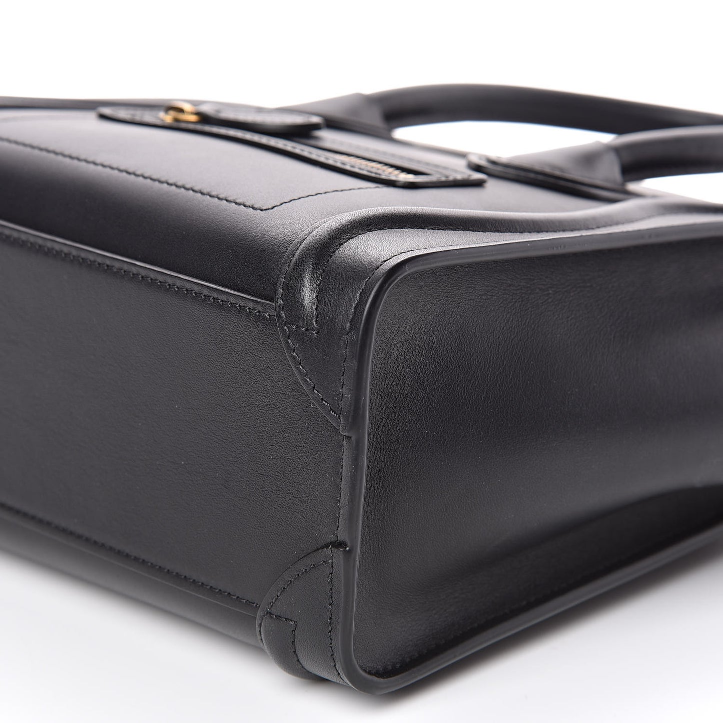 Smooth Calfskin Nano Luggage Black