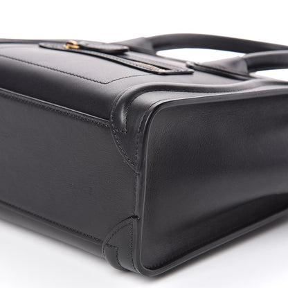 Celine Smooth Calfskin Nano Luggage Black 12 of 12