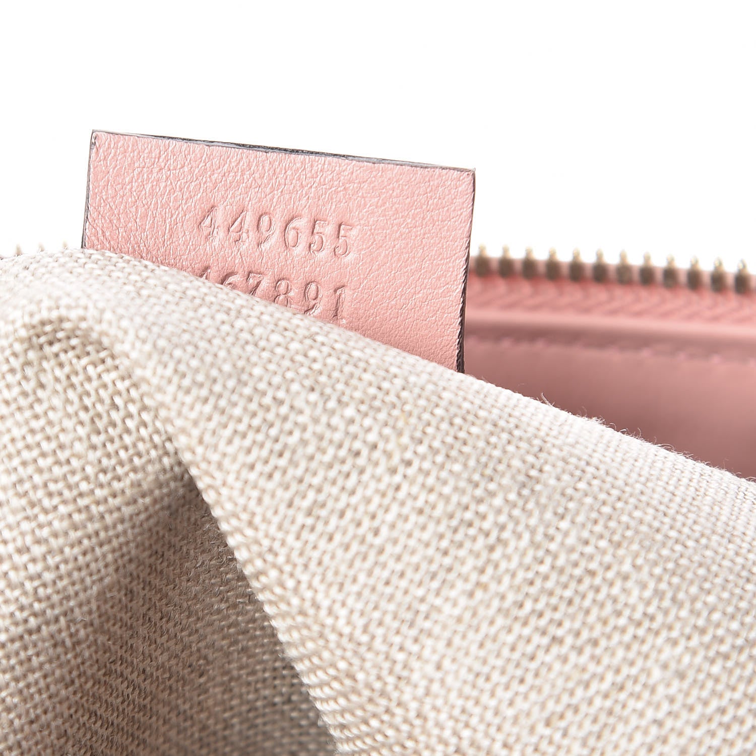 Gucci Soft Microguccissima Medium Zippered Satchel Soft Pink 7 of 10