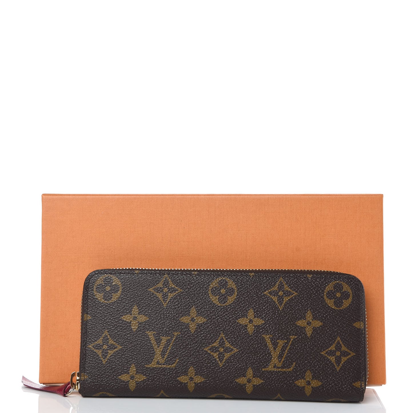 Monogram Clemence Wallet Fuchsia