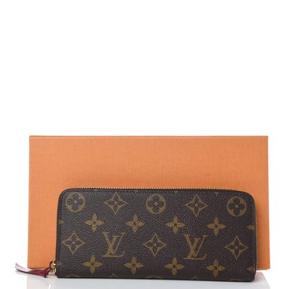 Louis Vuitton Monogram Clemence Wallet Fuchsia 10 of 10