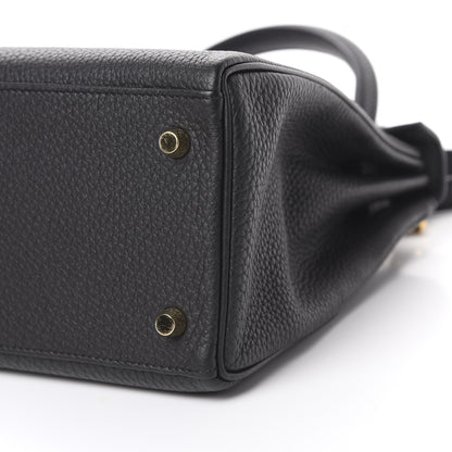 Hermes Togo Kelly Retourne 28 Black 9 of 12