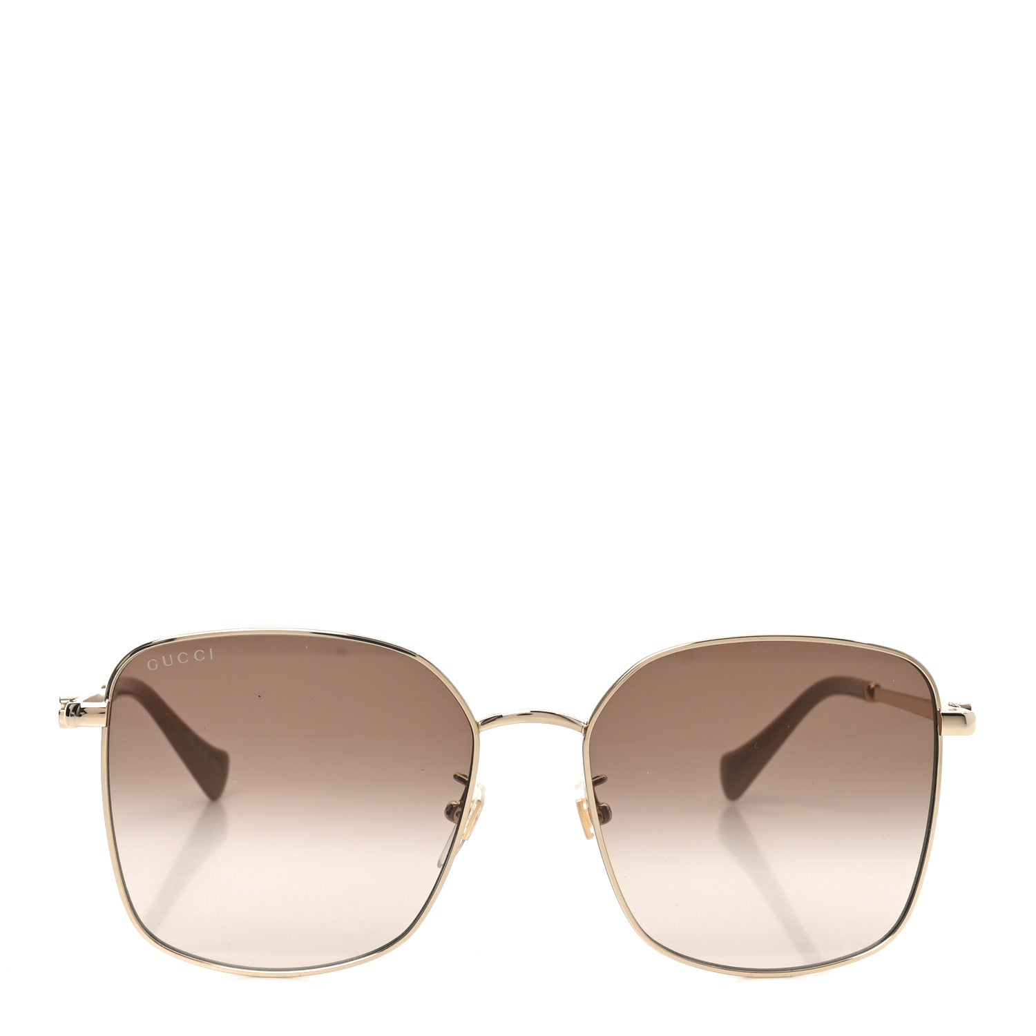 Gucci Square Frame GG1146SK Sunglasses Gold 2 of 7