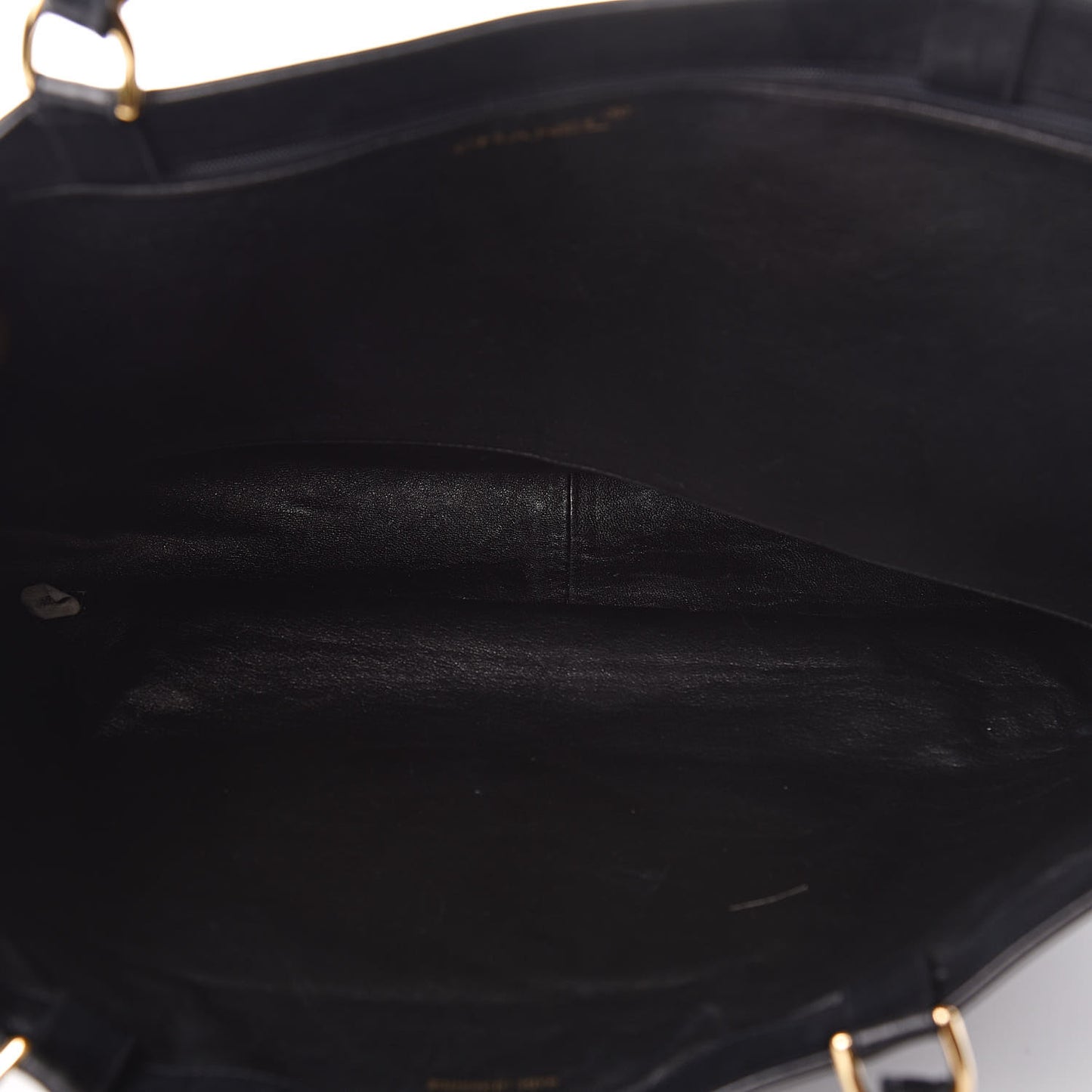 Calfskin CC Tote Black