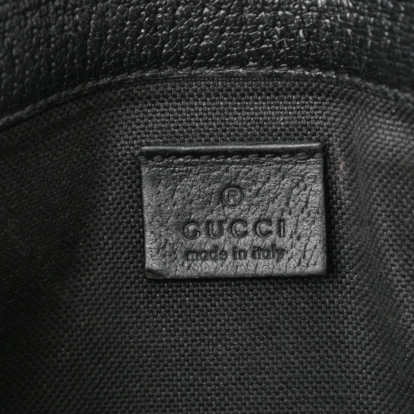GG Supreme Monogram Psychedelic Slim Belt Bag Black