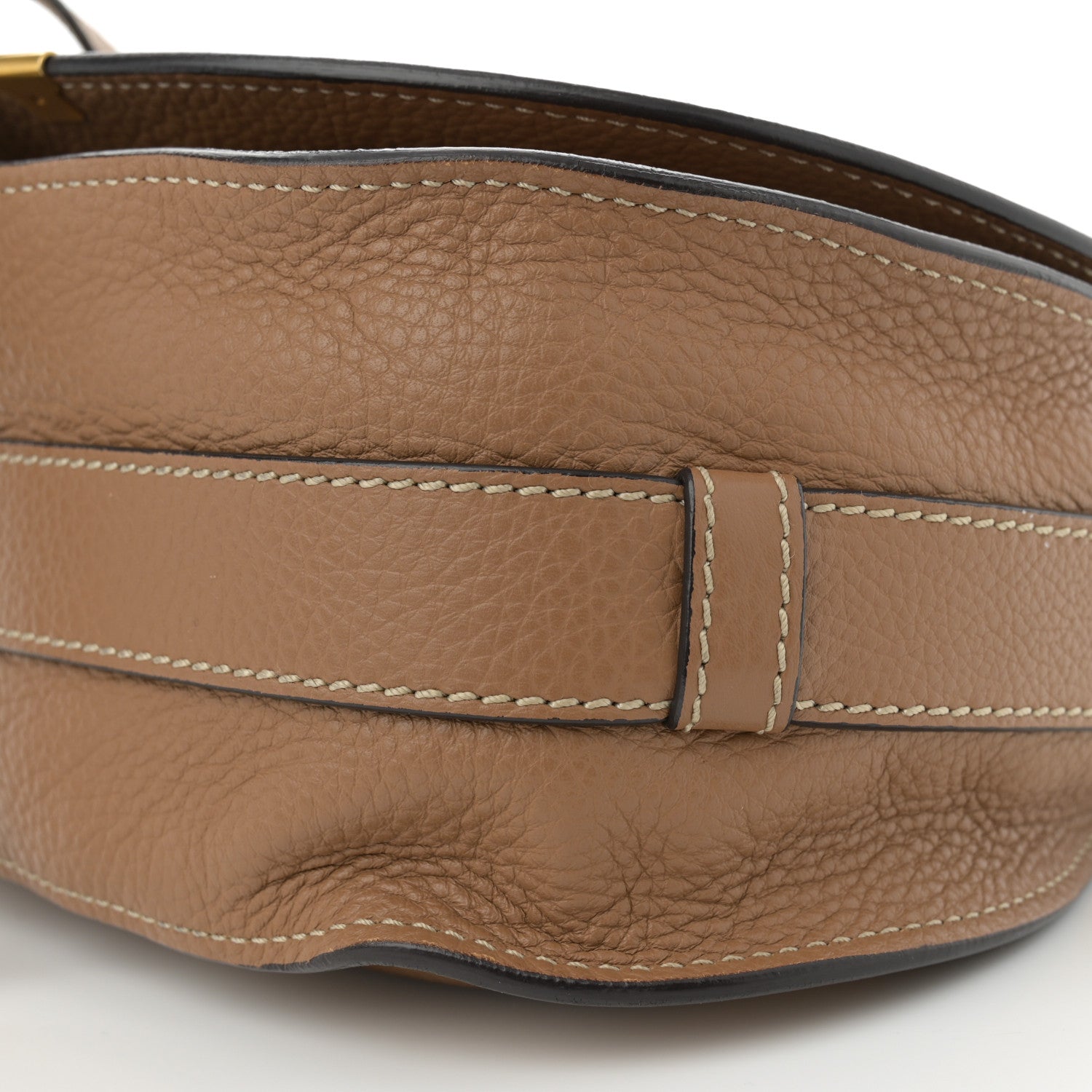 Chloe Calfskin Medium Marcie Round Crossbody Bag Tan 11 of 13
