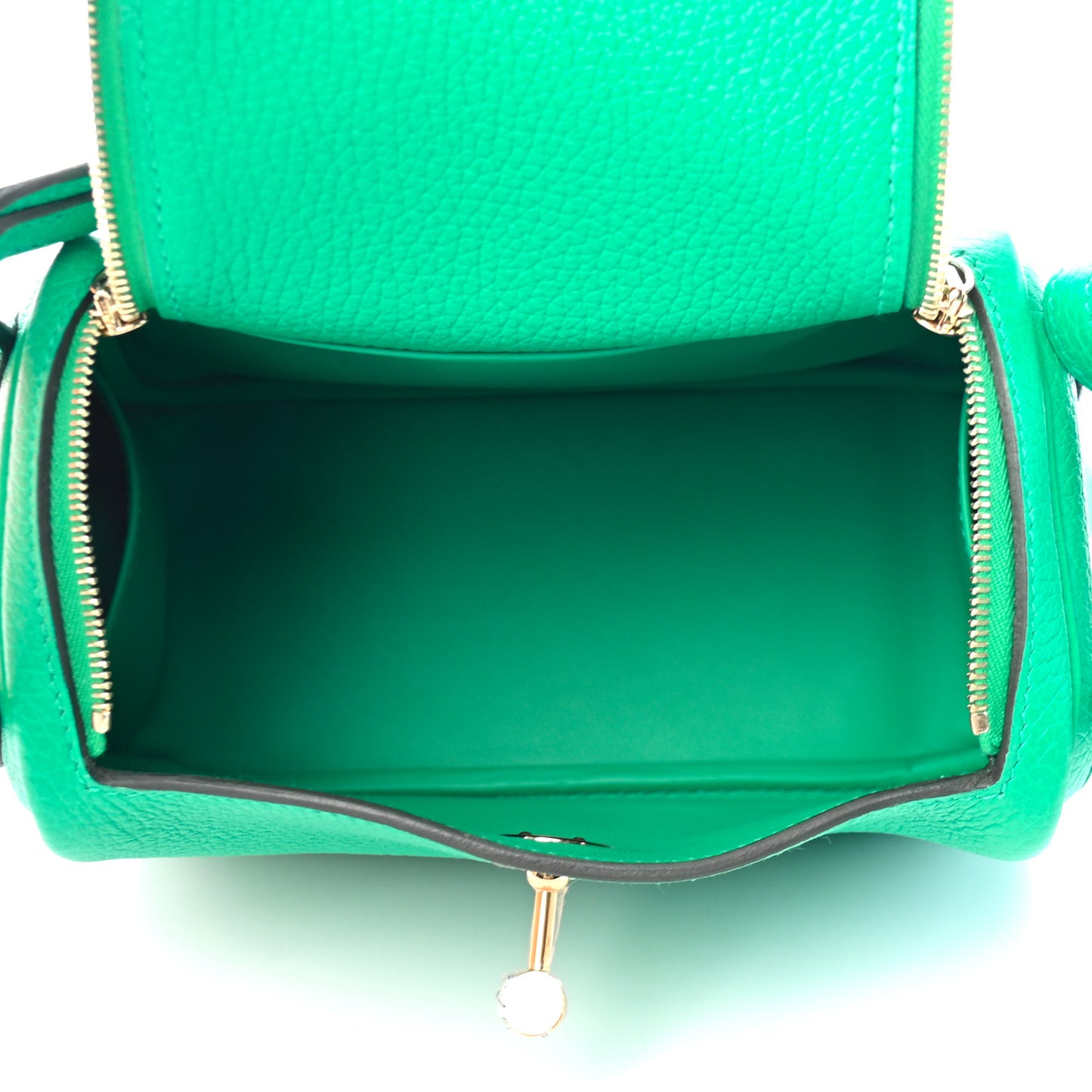 Taurillon Clemence Mini Lindy 20 Menthe