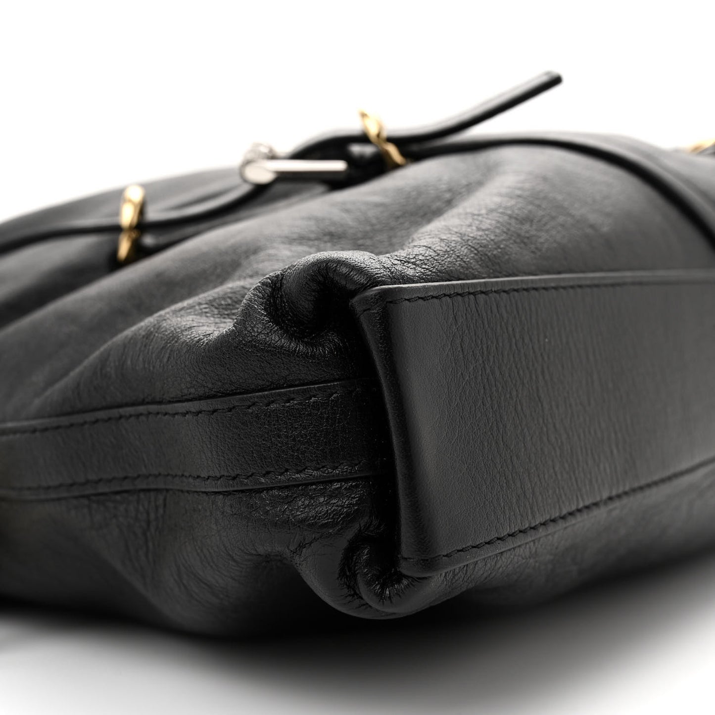 Calfskin Medium Voyou Bag Black