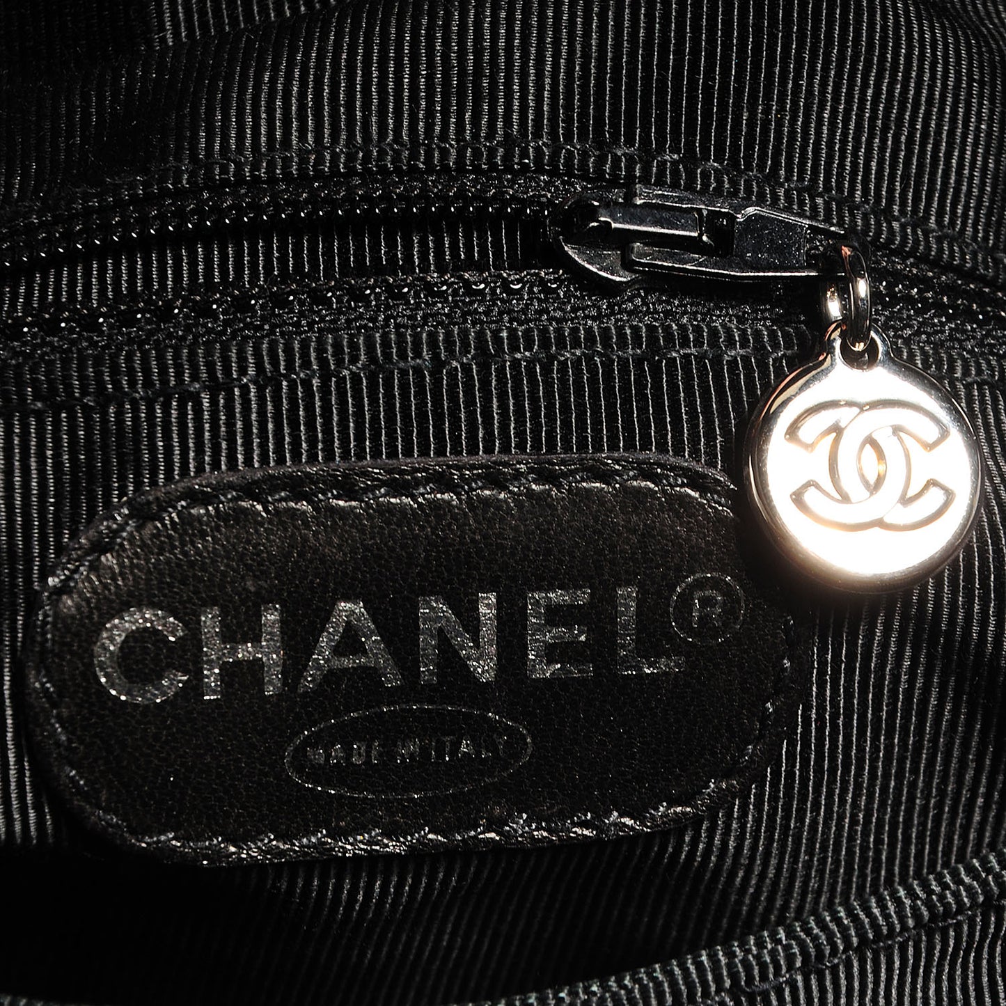 Lambskin Quilted Backpack Black