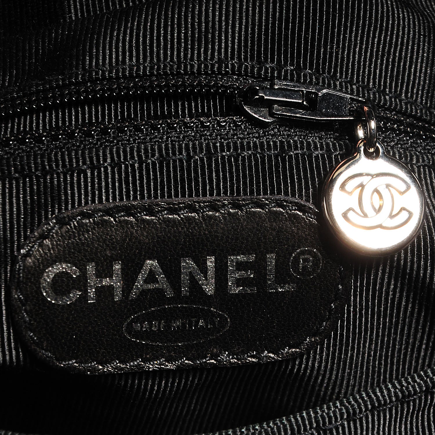 Chanel Lambskin Quilted Backpack Black 9 of 10