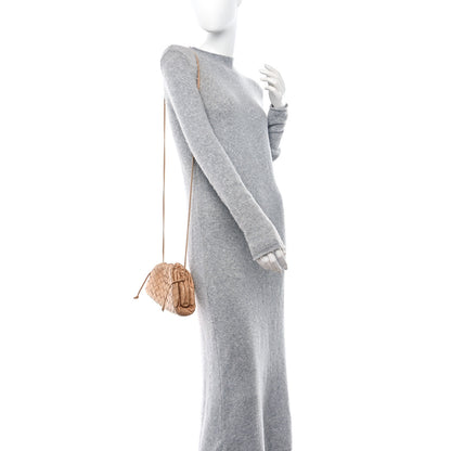 Bottega Veneta Nappa Intrecciato The Mini Pouch Almond 2 of 11