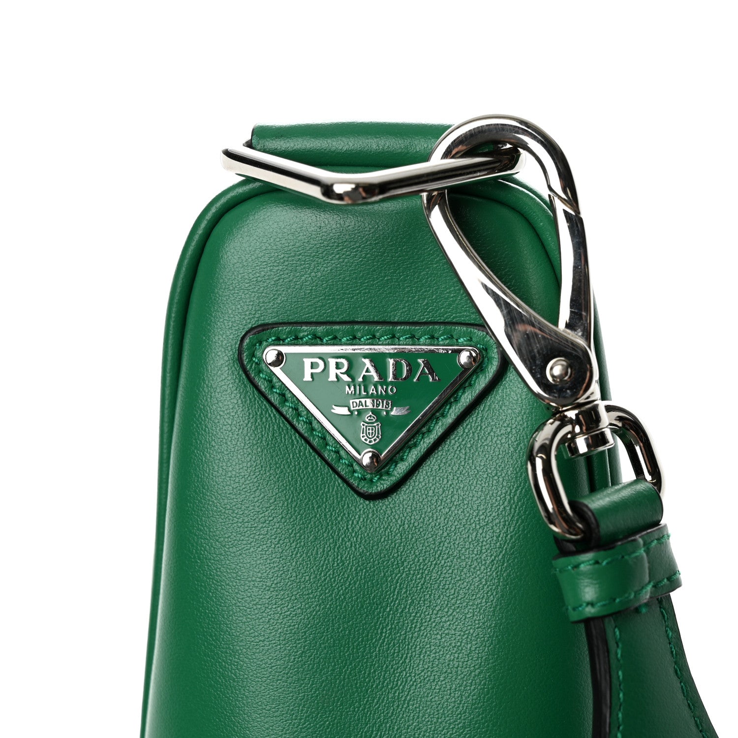 Prada Grace Lux Triangle Shoulder Bag Mango 7 of 12