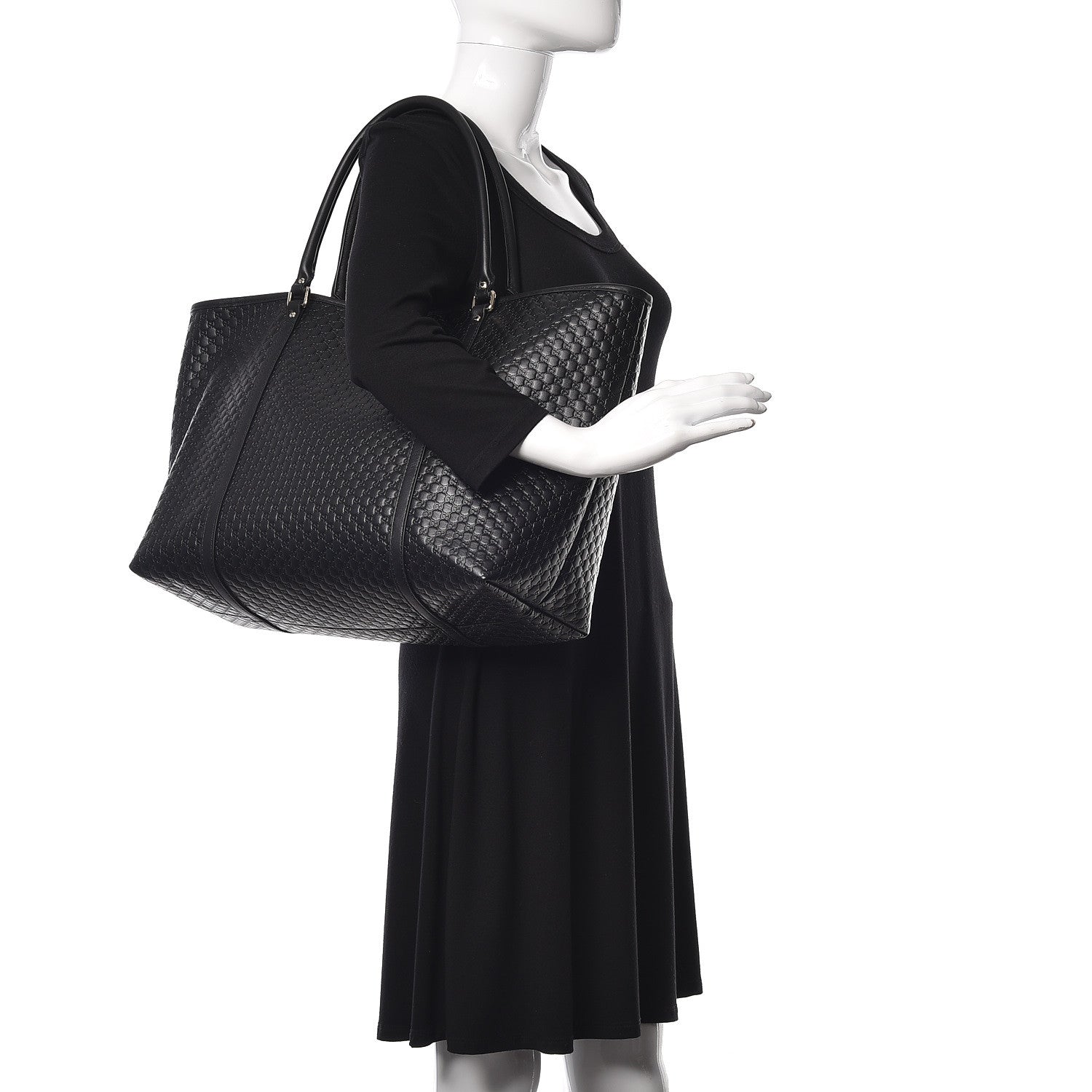 Gucci Microguccissima Large Joy Tote Black 2 of 10