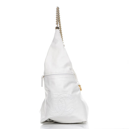 Chanel Calfskin Rodeo Drive Hobo White 5 of 9