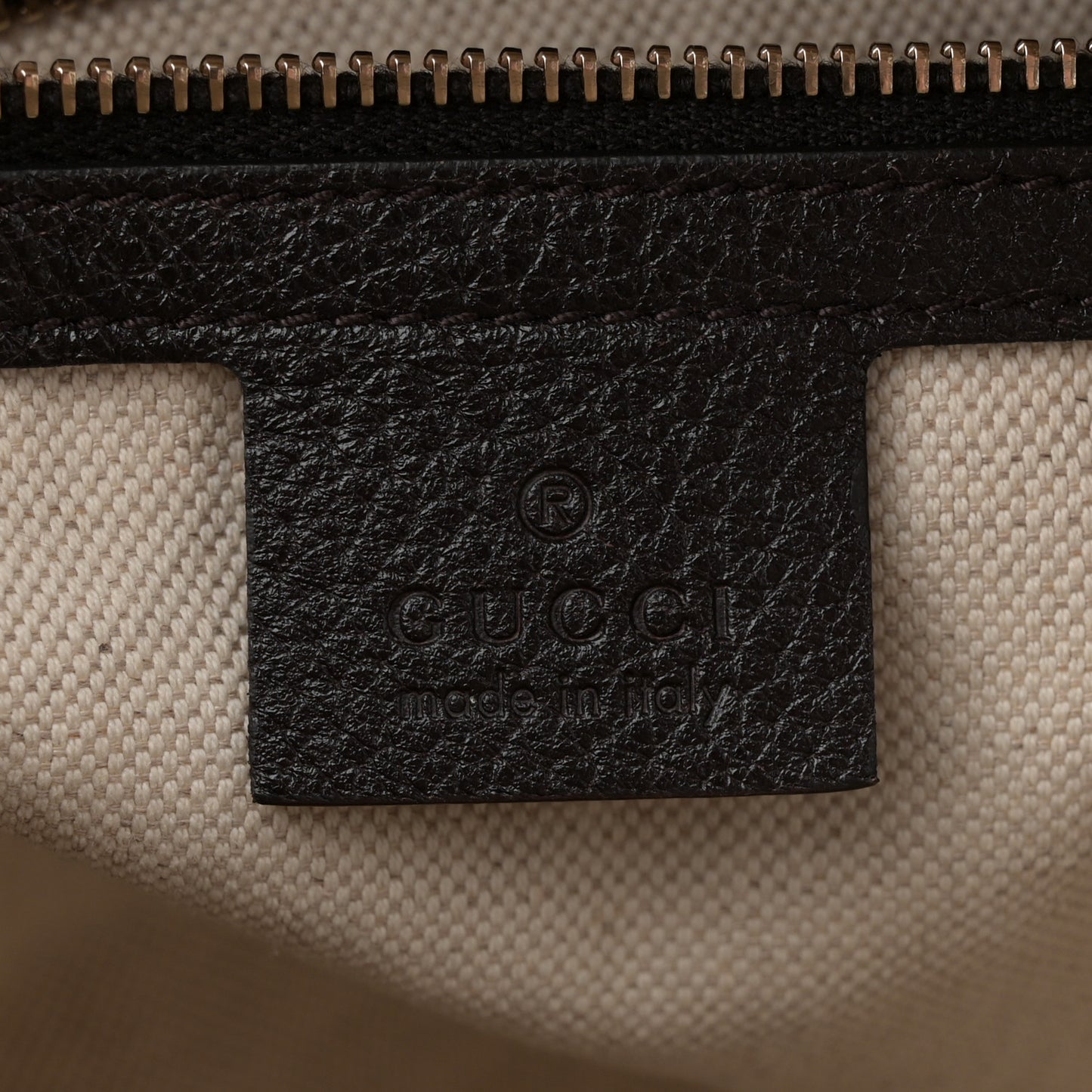 Monogram Vintage Web Medium Webby Bee Boston Dark Brown