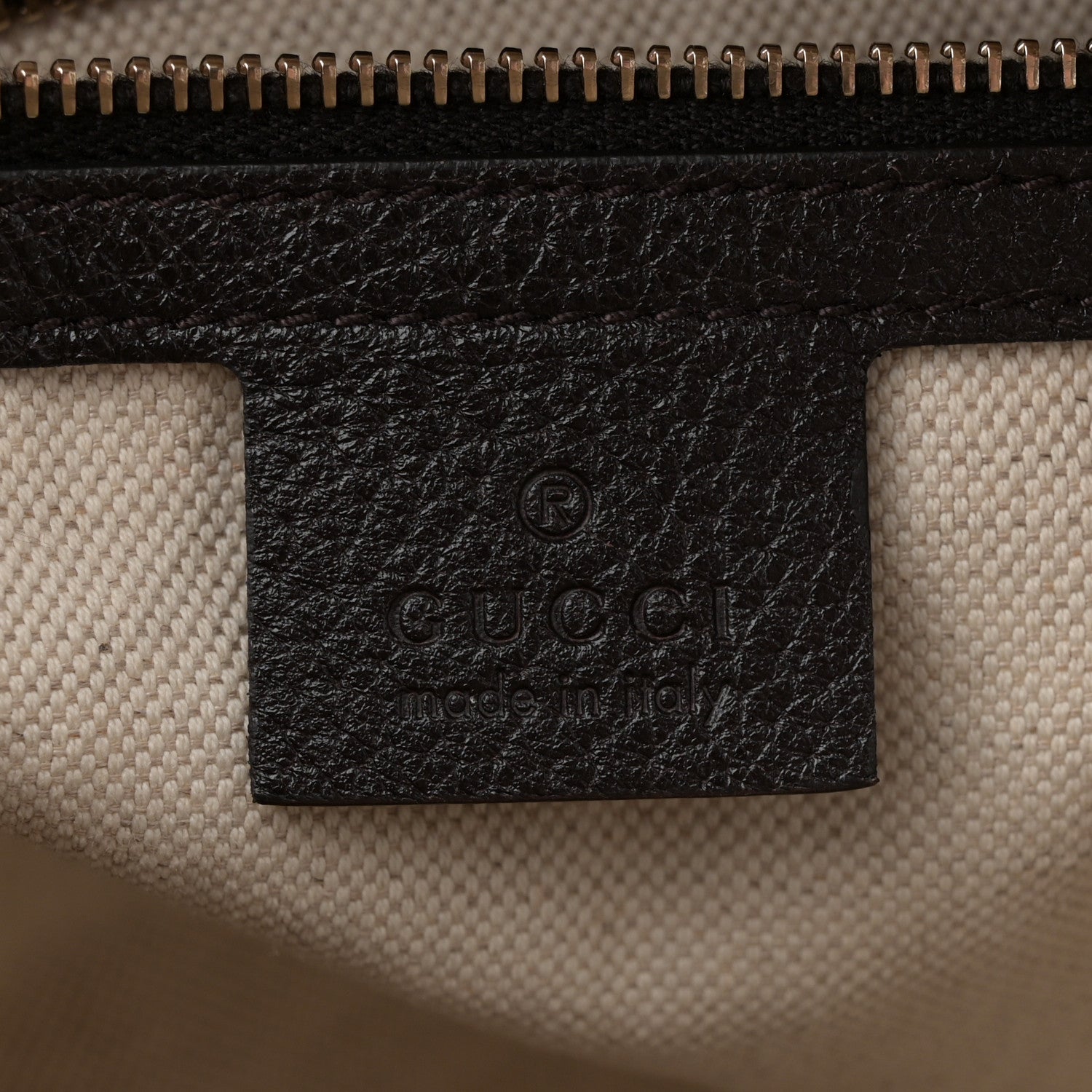 Gucci Monogram Vintage Web Medium Webby Bee Boston Dark Brown 6 of 10