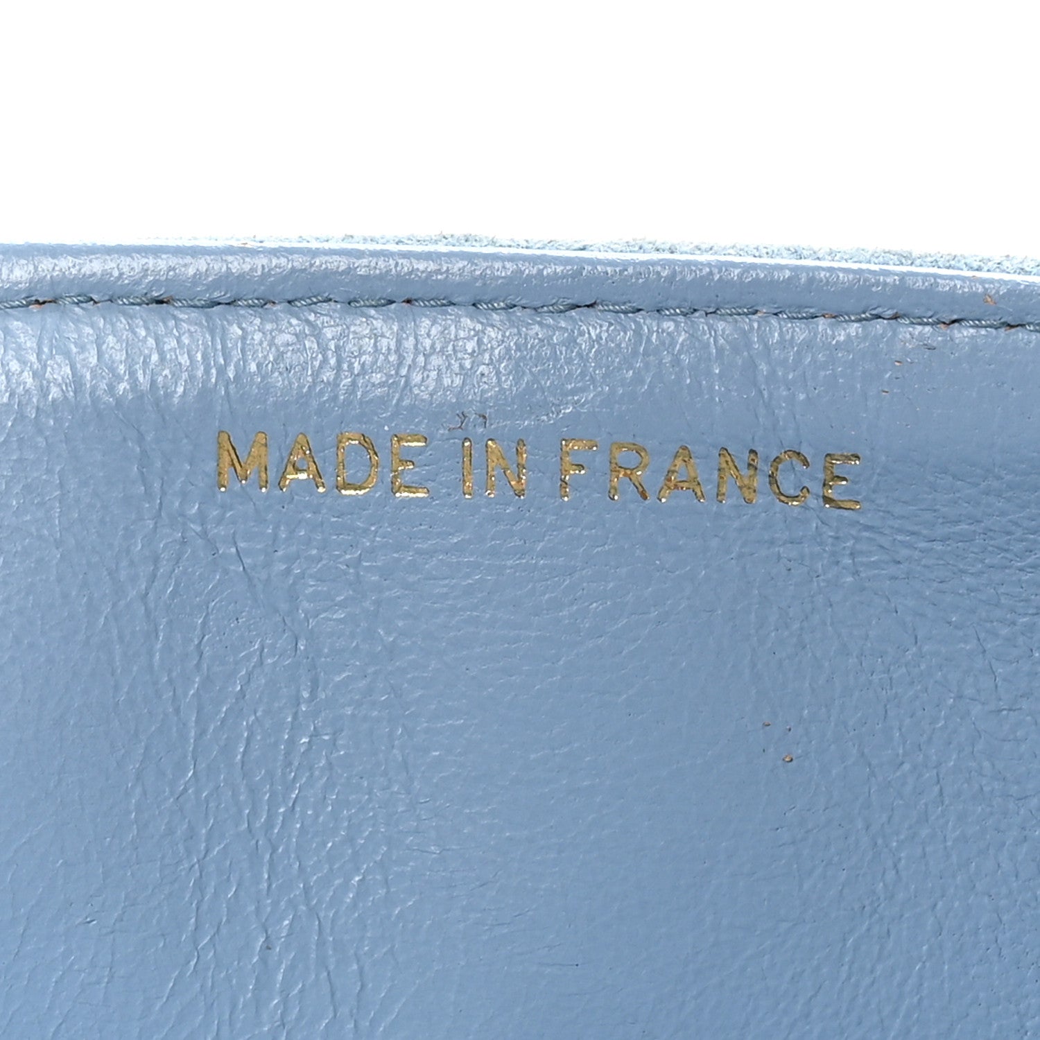 Chanel Suede Small Messenger Flap Light Blue 8 of 12