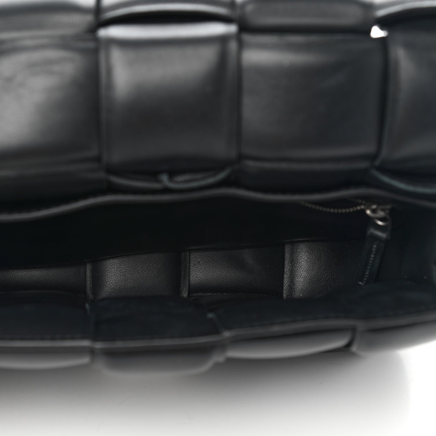Bottega Veneta Nappa Maxi Intreccio Padded Cassette Crossbody Bag Black 4 of 9
