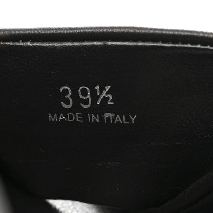 Prada Nappa Logo Quilted Crisscross Platform 20/65mm Sandals 39.5 Black 9 of 9