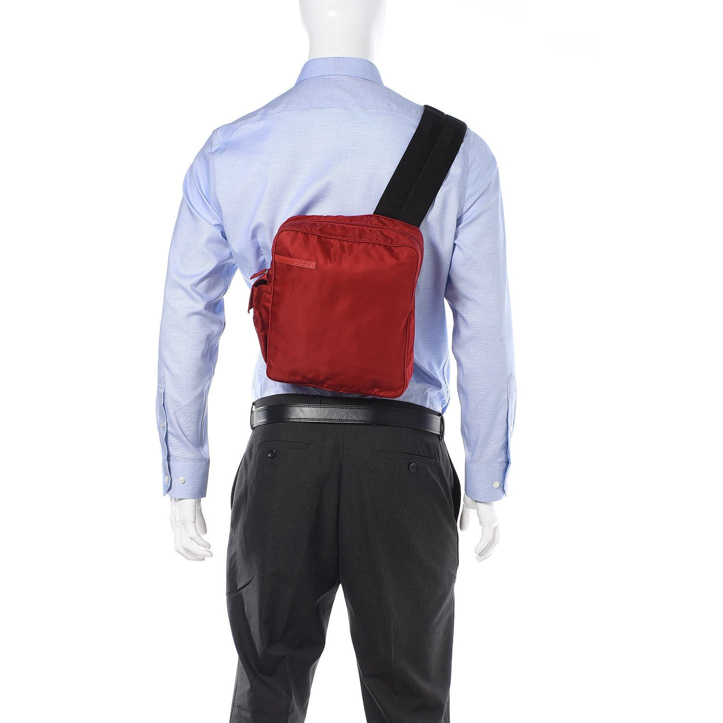 Tessuto Nylon Vela Sport Sling Backpack Cherry