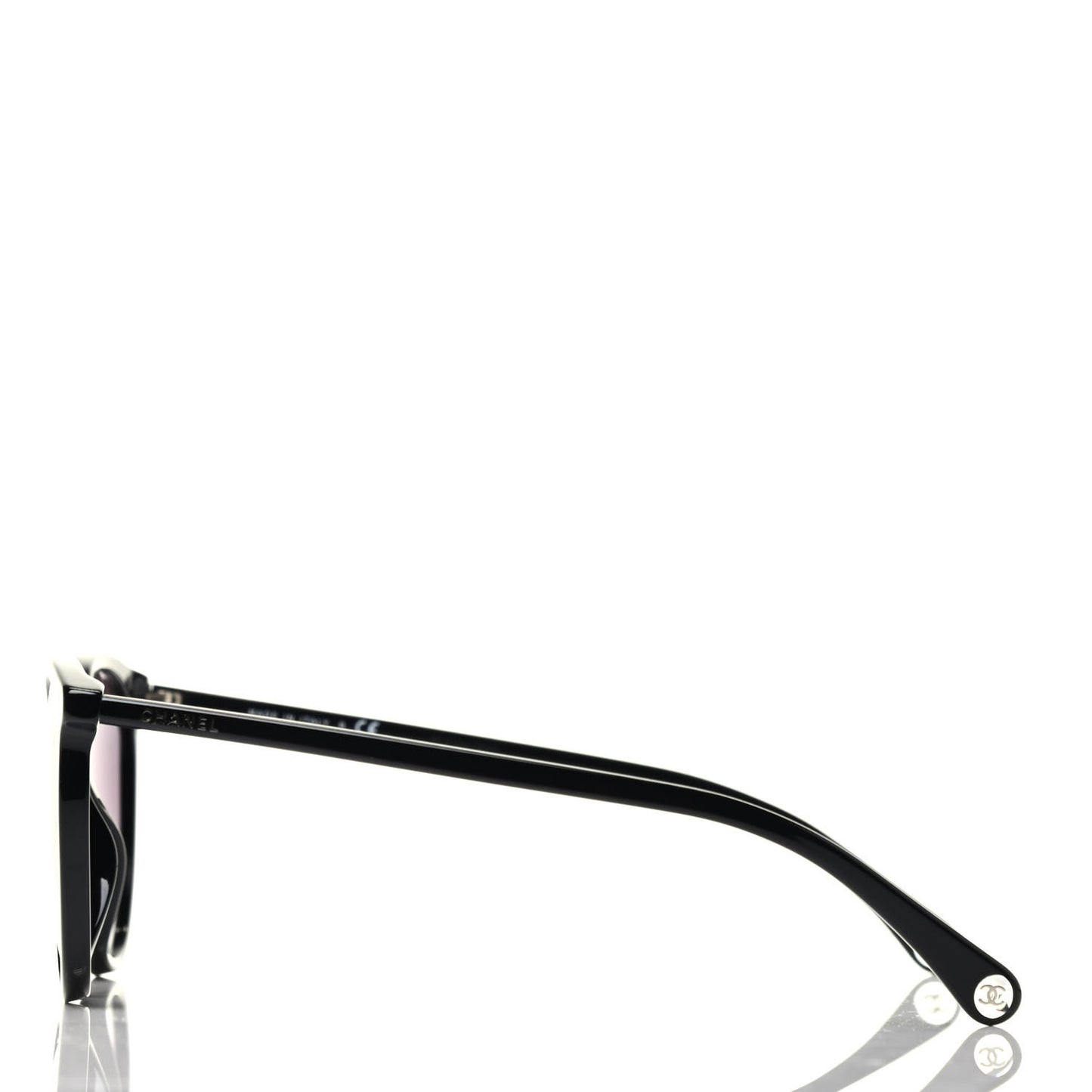 Acetate Pantos Cat Eye Sunglasses 5448 Black