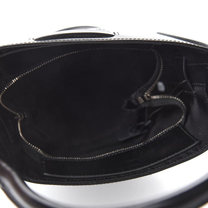 Prada Tessuto Spazzolato Ouverture Bucket Bag Black 5 of 12