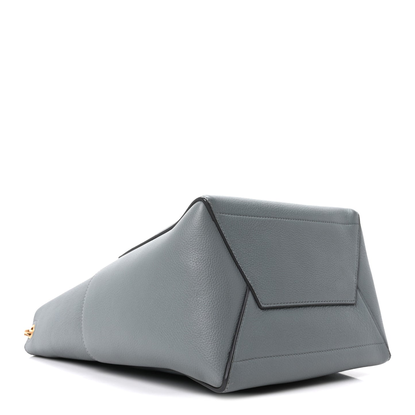 Soft Grained Calfskin Sangle Bucket Bag Storm
