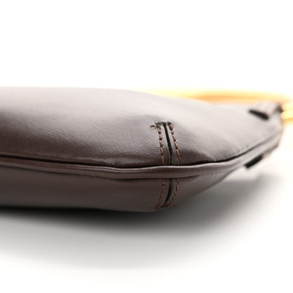 Jacquemus Smooth Calfskin Le Bisou Mousqueton Dark Brown 9 of 9