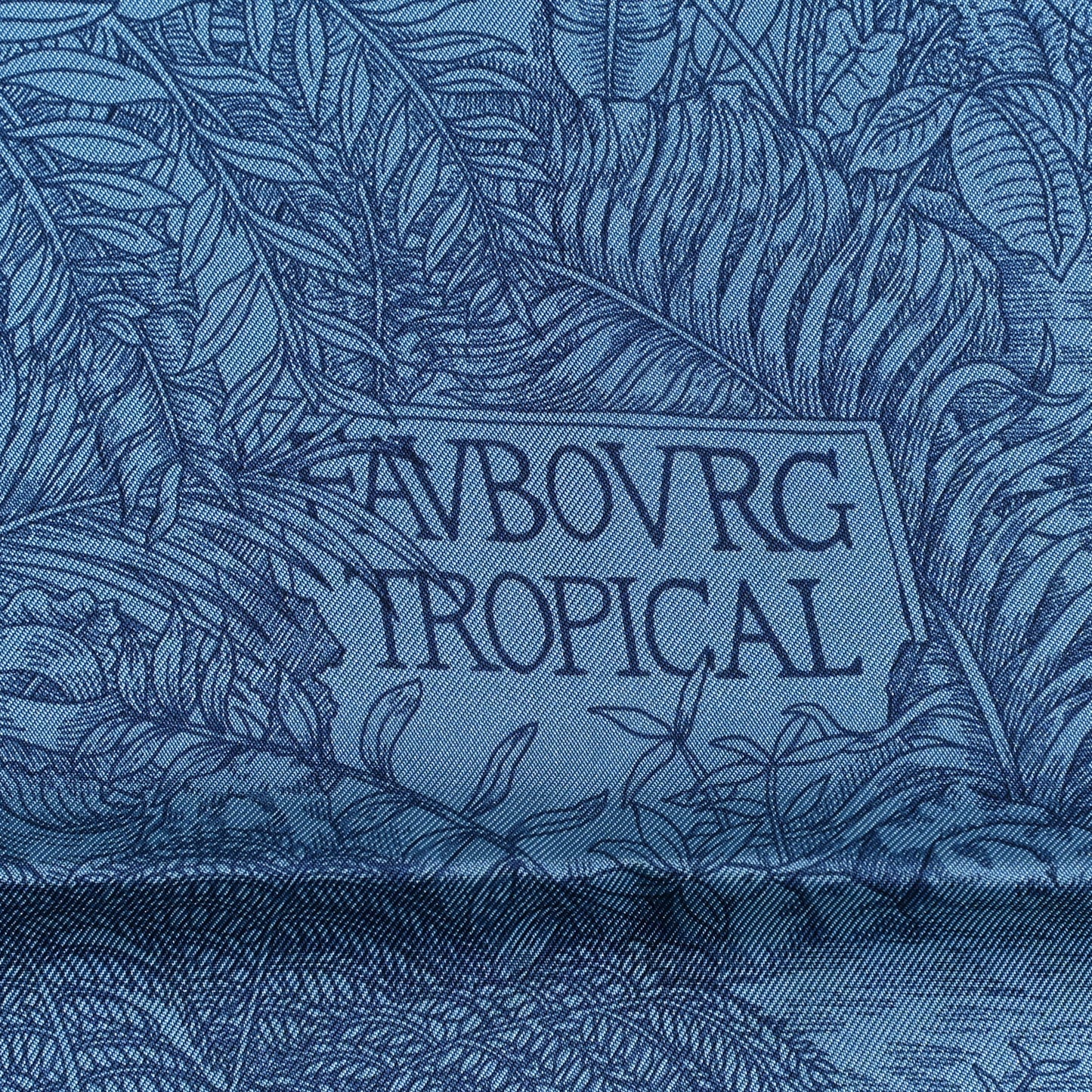 Silk Faubourg Tropical Wash Scarf 90