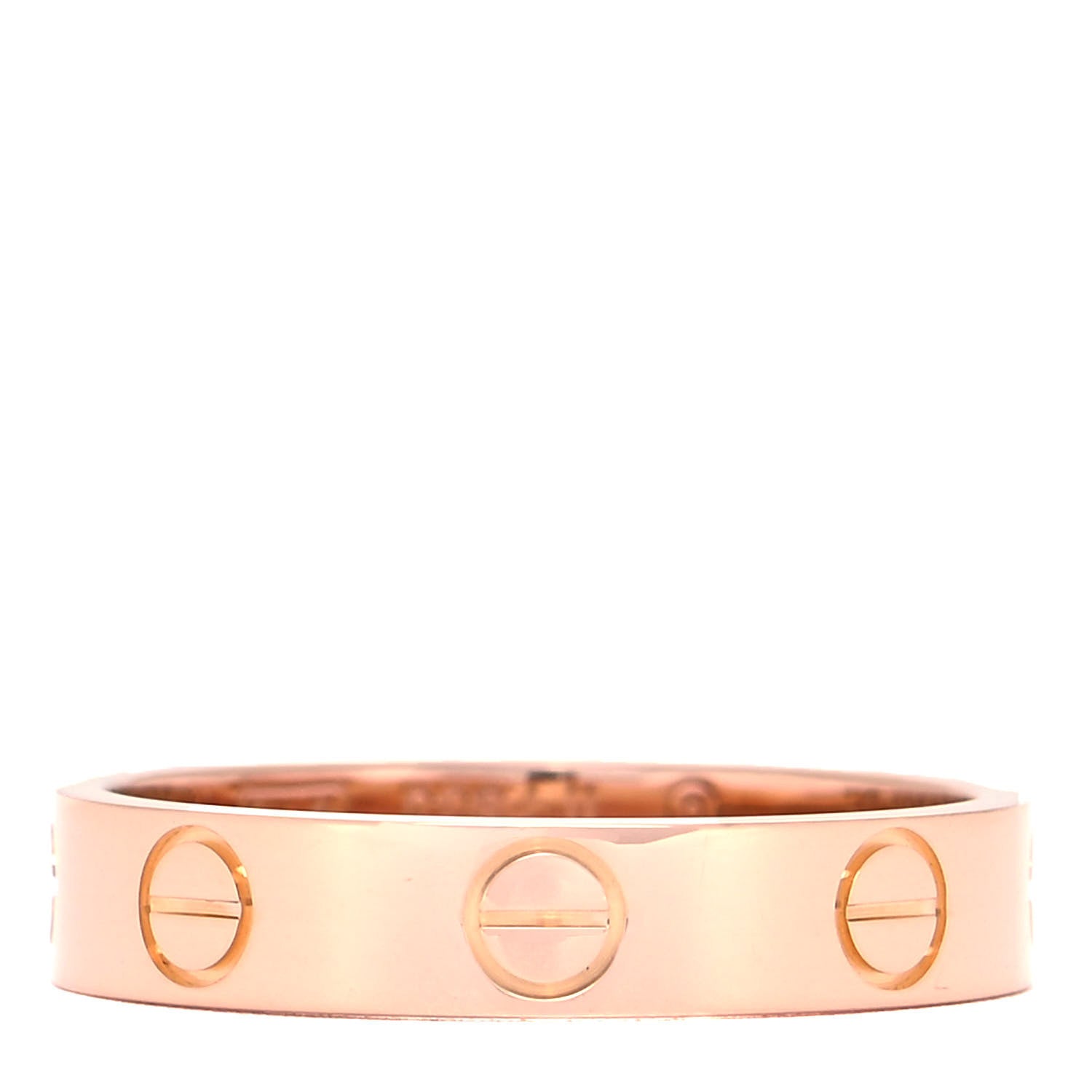 Cartier 18K Pink Gold 3.5mm LOVE Wedding Band Ring 49 4.75 1 of 4