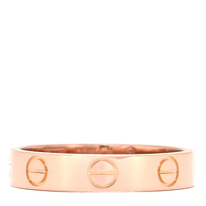 Cartier 18K Pink Gold 3.5mm LOVE Wedding Band Ring 49 4.75 1 of 4