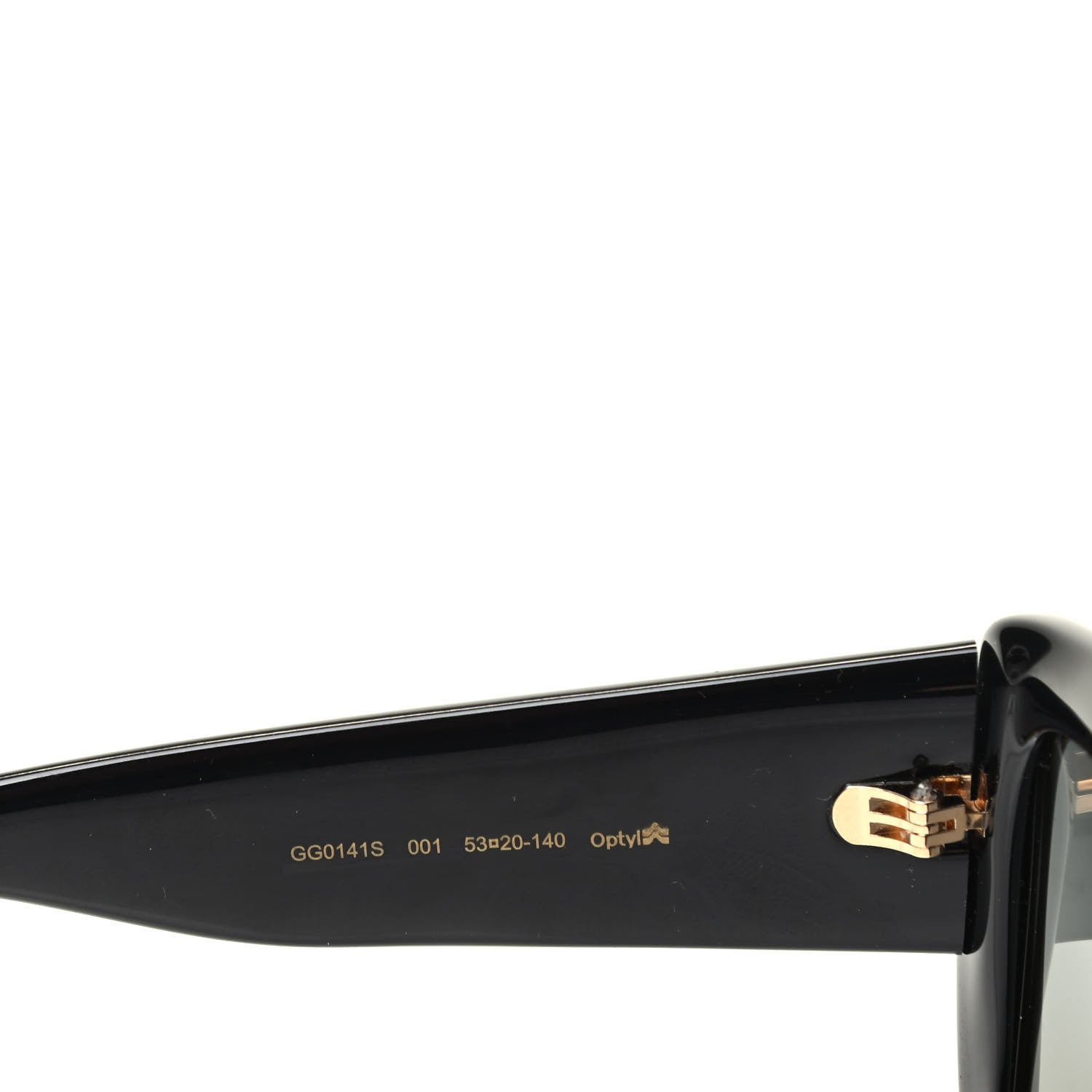 Gucci Acetate Square Frame Sunglasses GG0141S Black 5 of 7
