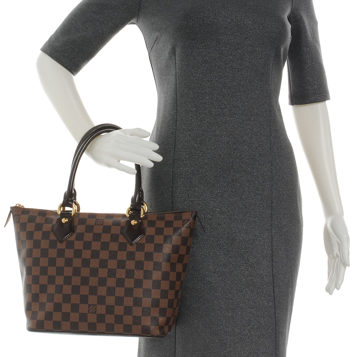 Louis Vuitton Damier Ebene Saleya PM 3 of 8