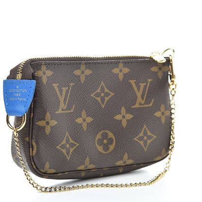 Louis Vuitton Monogram 2019 Christmas Animation Mini Venice Pochette Accessories Blue 3 of 8