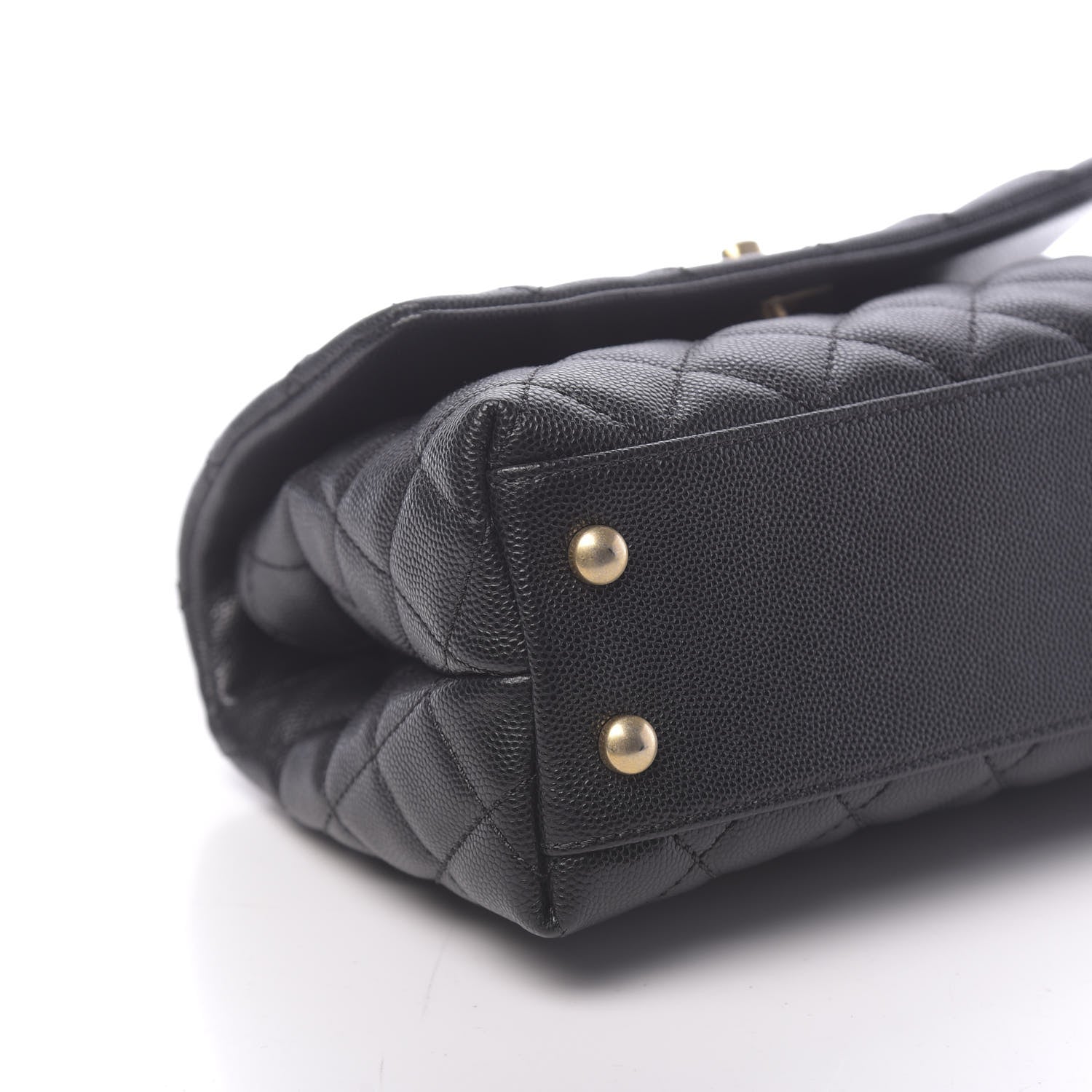 Chanel Caviar Quilted Mini Coco Handle Flap Black 8 of 10