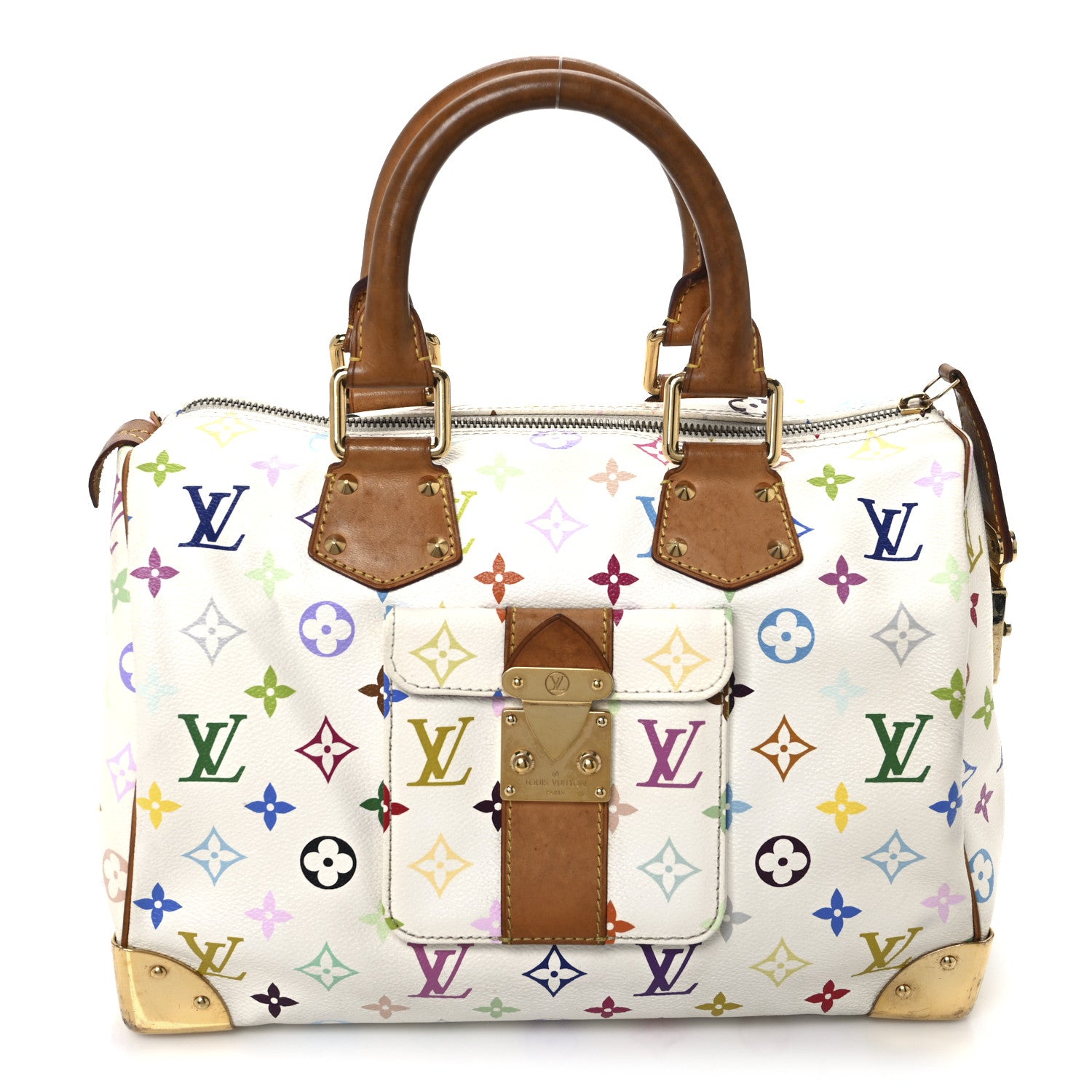 Louis Vuitton Monogram Multicolor Speedy 30 White 1 of 17