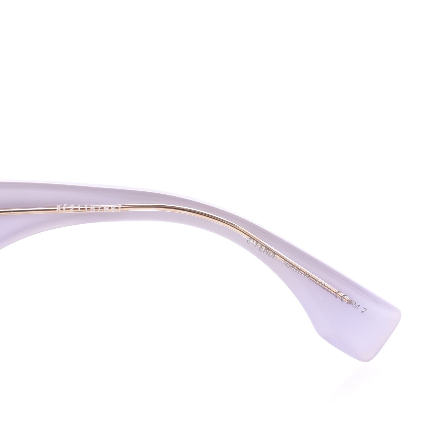 Fendi Acetate FF Sunglasses FF 0434/G/S White Gold 6 of 7