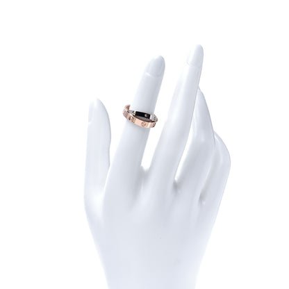 Cartier 18K Pink White Gold 6 Diamonds LOVE Ring 48 4.5 2 of 7